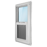 14X27 Vinyl Window 4x4 Grids- White